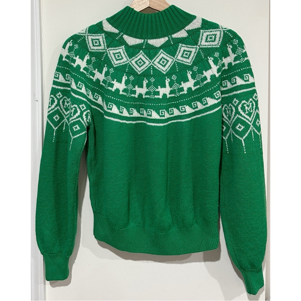 Maje Mascot Fair Isle Jacquard Sweater - Picture 5 of 10